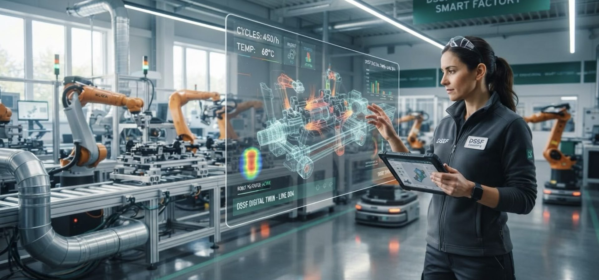 Connected factory and digital twin technologies